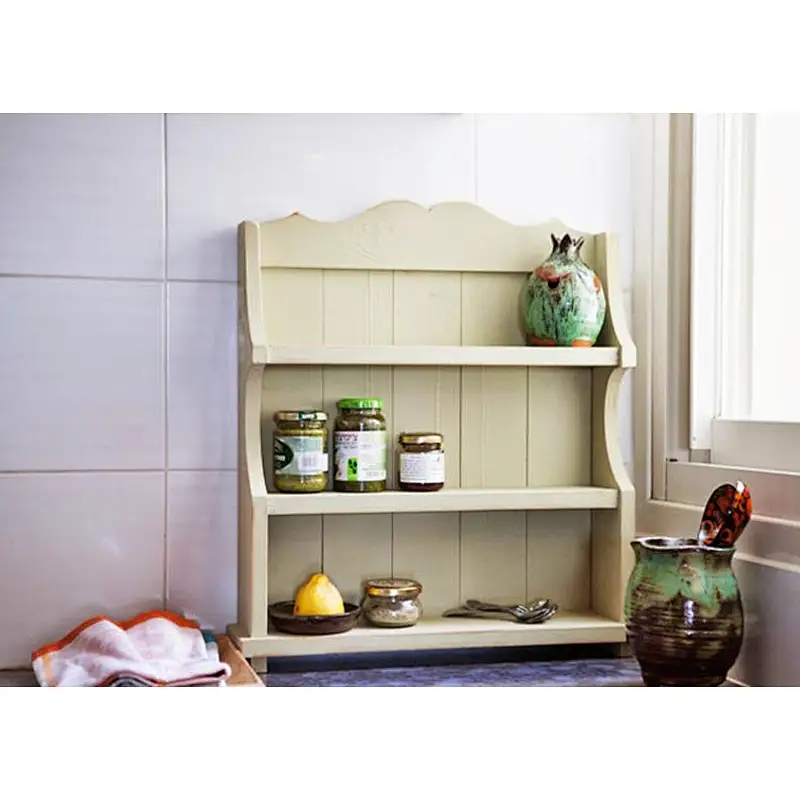 Wall mounted metal shelf wood shelves for the kitchen wall