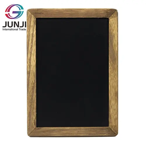 Small Rustic Hanging Chalkboard Sign with Wood Frame and Magnetic Surface for Kitchen Menu Wedding