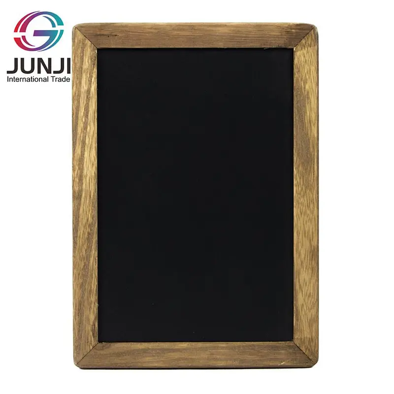 Small Rustic Hanging Chalkboard Sign with Wood Frame and Magnetic Surface for Kitchen Menu Wedding