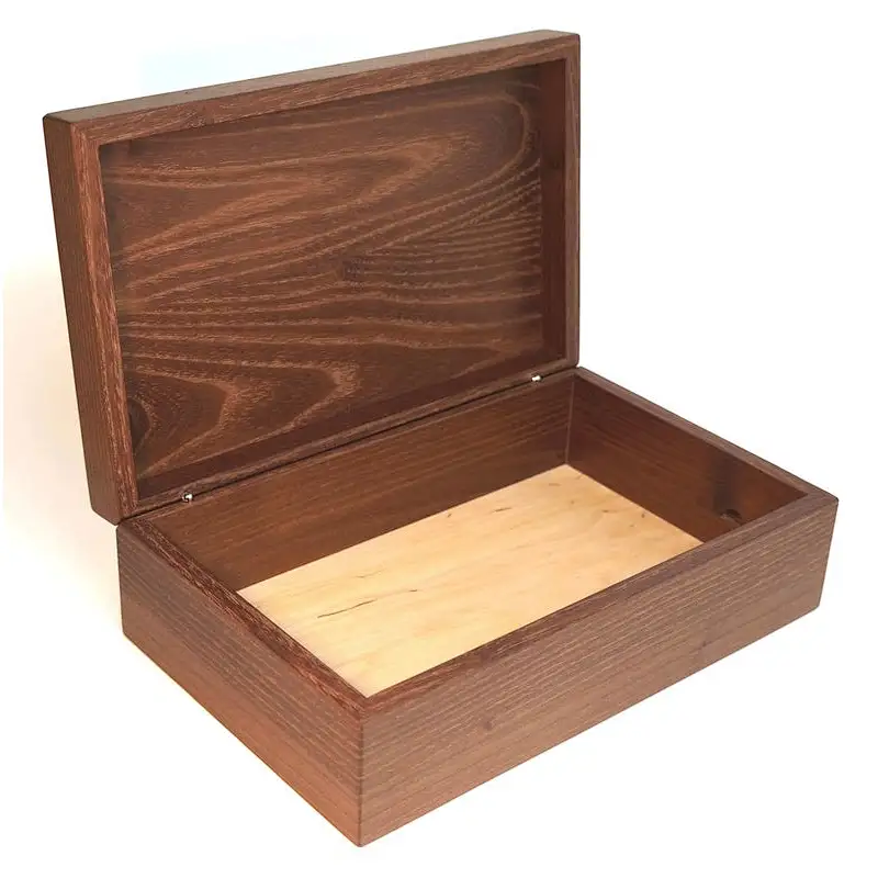 Custom Jewelry Box Gift Box Wood Magnetic Insert Base Insert Massively Robinie Jewelry Box