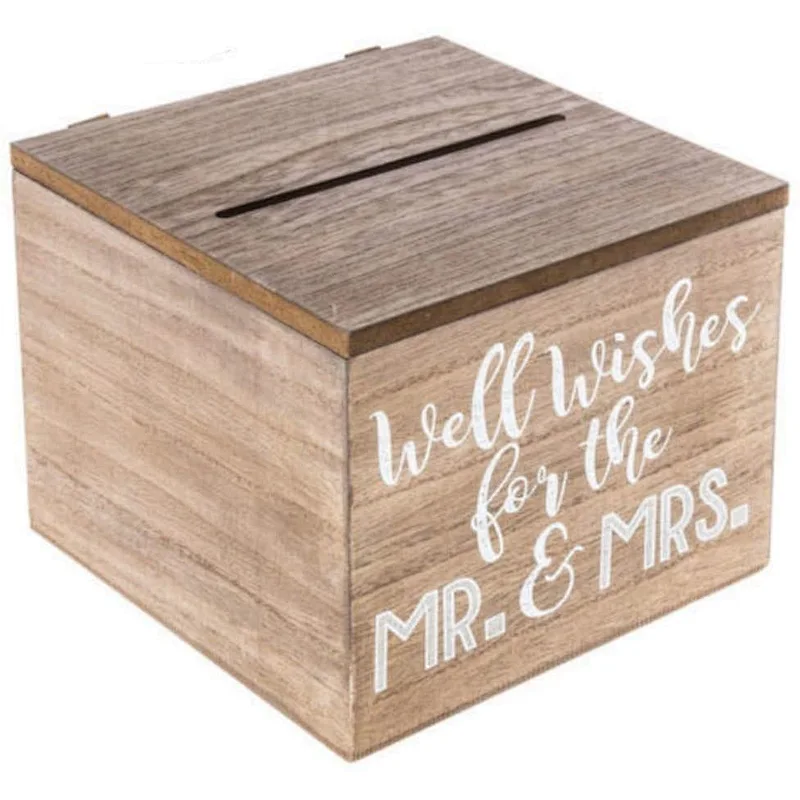 Wedding Card Holder - Personalized Wedding Keepsake Box - Love Letter Box