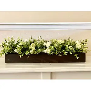 2020 Wood Planter Box Great for Succulent Cactus Herbs Wooden Gift Flower Pot Wooden Planter Box