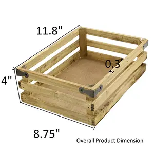Natural wooden box customized 2019