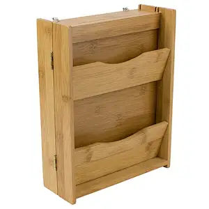 Entryway Key/Mail Holder Wall Organizer-wood Natural  Letter Rack and Key Box