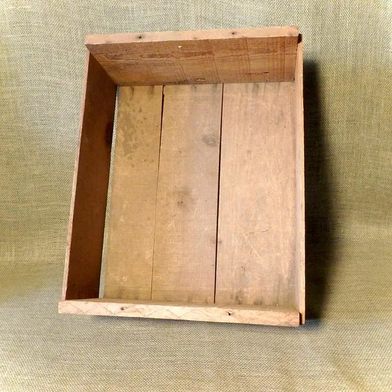 Vintage  Produce Santa Clara Growers wood box