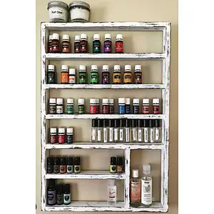 Essential oil wall shelf display hot storage oil rack wood shelf hanging nail polish shelf nail polish holder