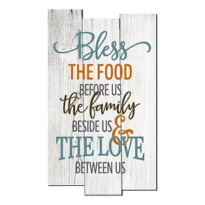 Wood Products Bless The Food Before Us Rustic Wall Sign 11x18