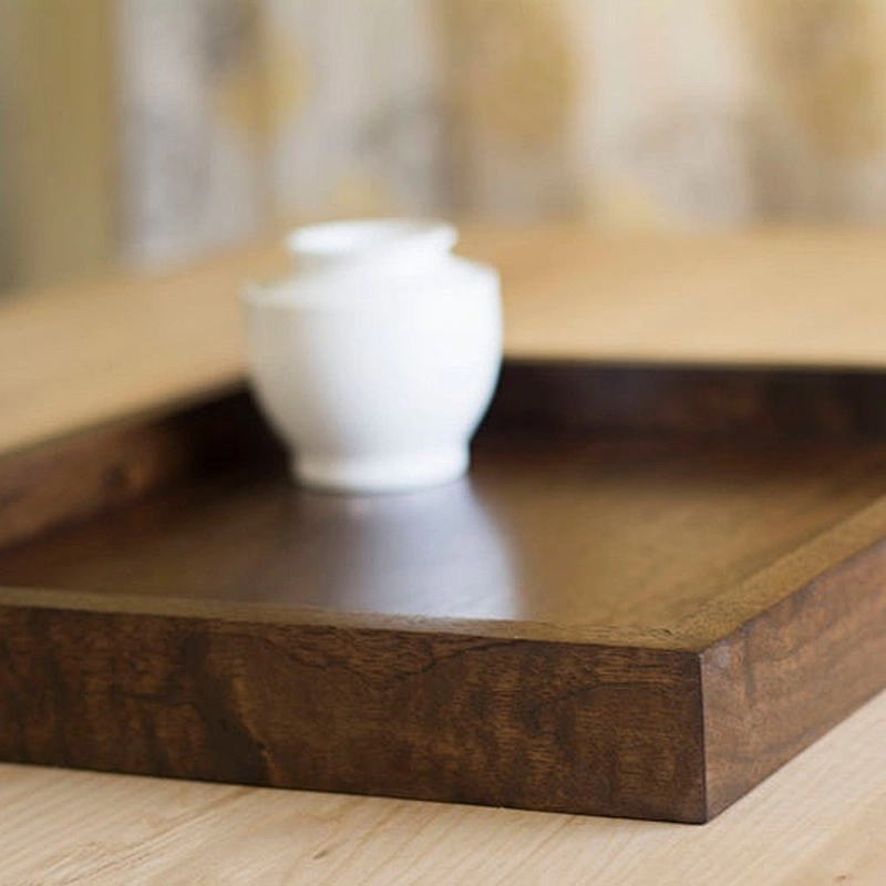 Wooden Serving Trays Serving Trays for Ottomans Wooden Tray With Handle