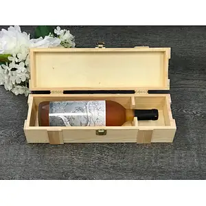 Rustic personalized customized unfinished wholesale Wooden Wine Box,elegant   Wine Box, Personalized Wine Box packaging