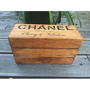Vintage  Wooden Handcrafted Rustic Storage Box wooden Handcrafted Rustic gift box Wood crate box