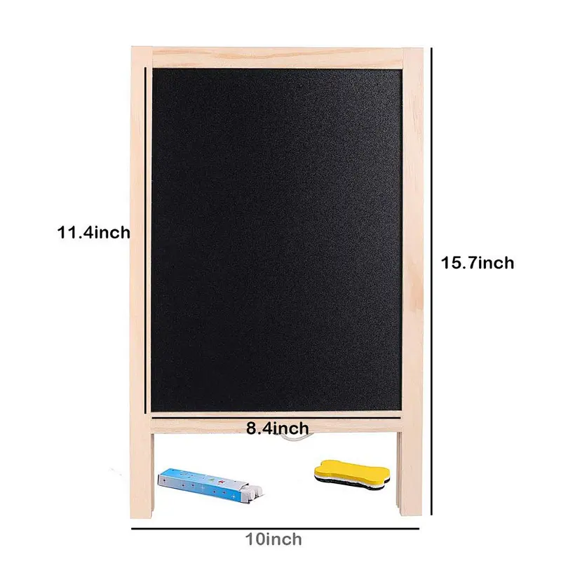 Small Chalkboard Easel Used as Wedding Decor Welcome Sign Kitchen ChalkBoards Menu Small Blackboard Standing Sign