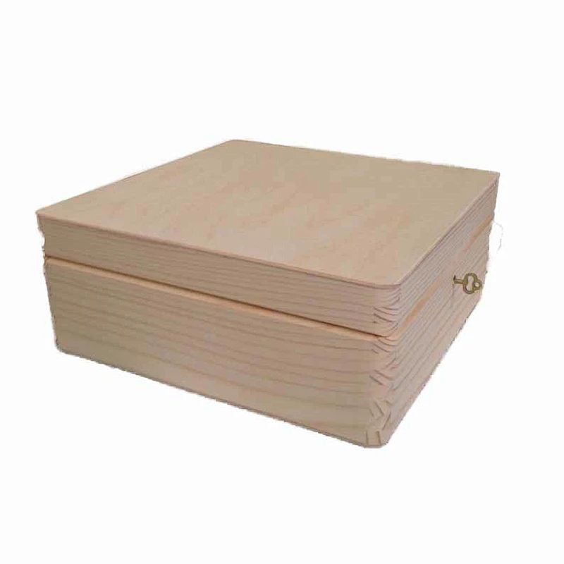Wooden Box with Lid