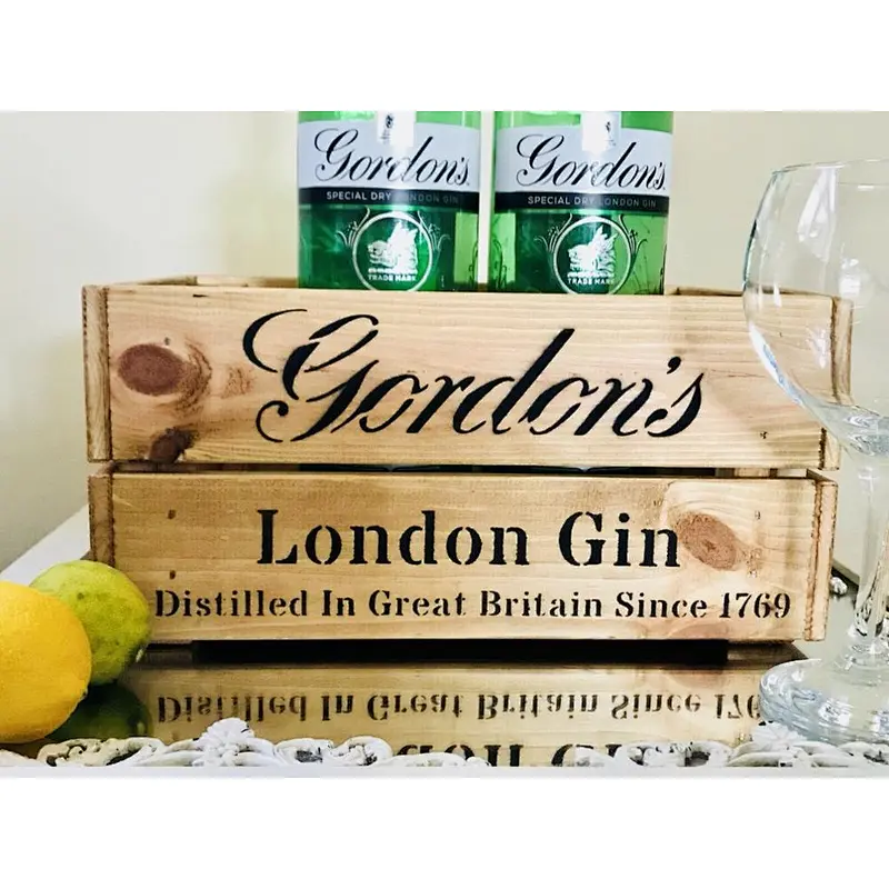 Hot Cheap Vintage Wooden Crate Bar Wooden Box Crate Gift Bar Sign Storage Wedding Party