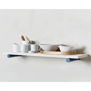 Hot Home Decor Wall Shelf Custom Book Shelf Wooden Wall Mounted white wall shelf