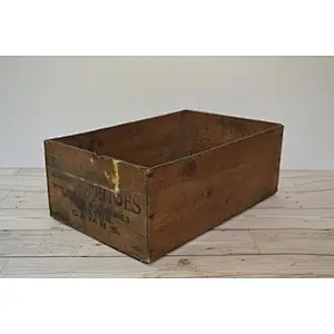 Rustic wholesale antique big  cheaper unfinished home decoration delicate practical Vintage Wood Box Rustic Storage Crate