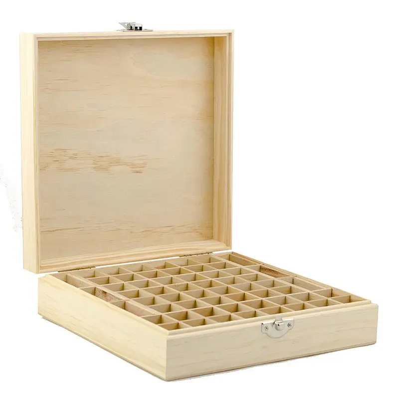 Wooden Essential Oil Box Holds Essential Oil Bottles Perfect Essential Oils Case