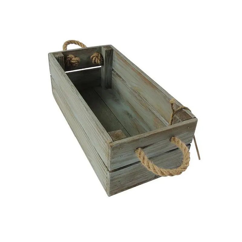 Wooden crate Wooden box Crate gift box Flower box flower pot