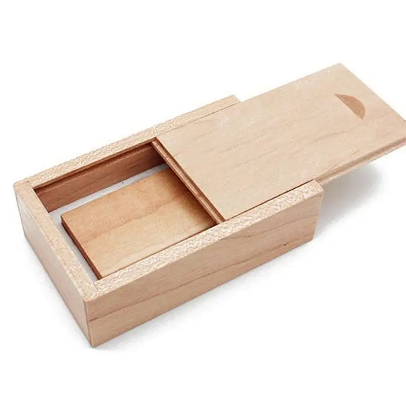 Personalized small wedding case lovely keepsake UBS wood box
