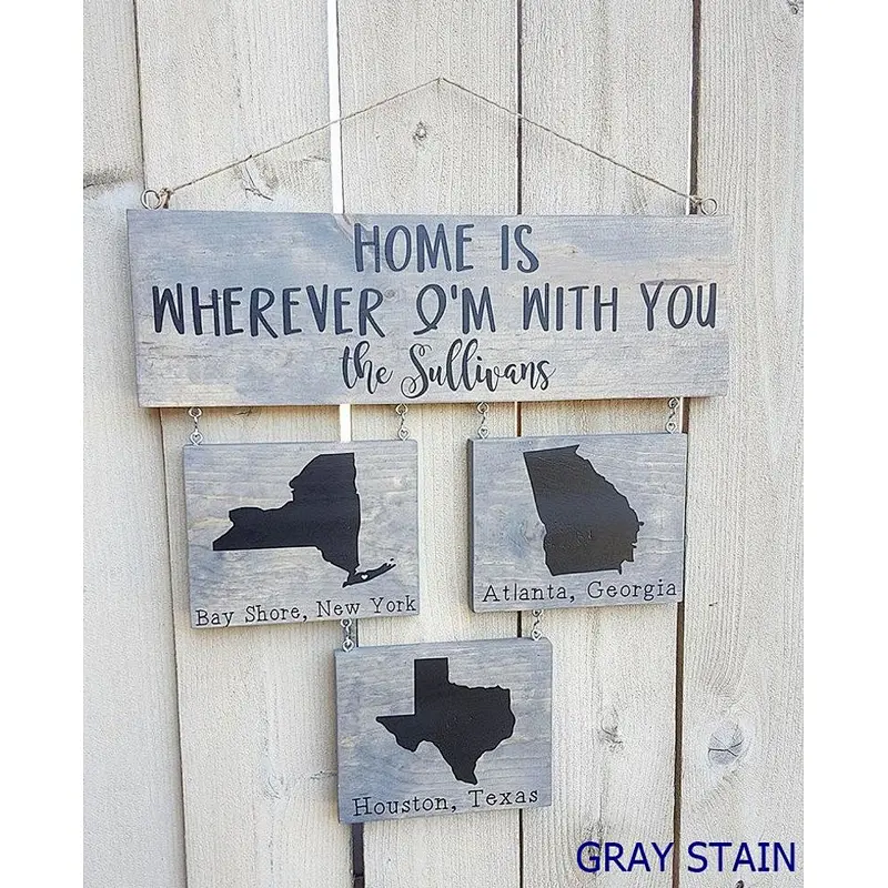 Rustic wood sign customize sign in wood wood sign home decor