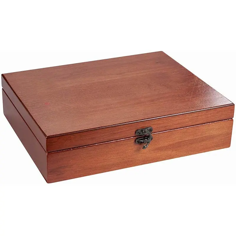 Wooden wedding card box custom wooden gift box jewelry organizer wood storage box