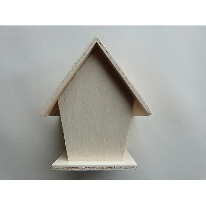 Wooden nest box to decorate or paint