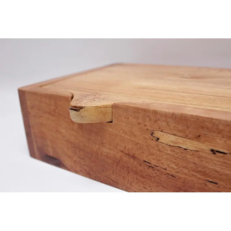 Handmade wooden box made of beautifully figured Olive Ash with carved Oak lid, Fathers day, memory box, gift,