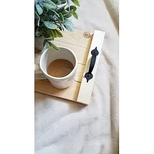 armhouse Decor - Monogram Tray - Custom Wood TrayWooden Tray With HandleStorage TrayWooden Serving TraysFor Decoration