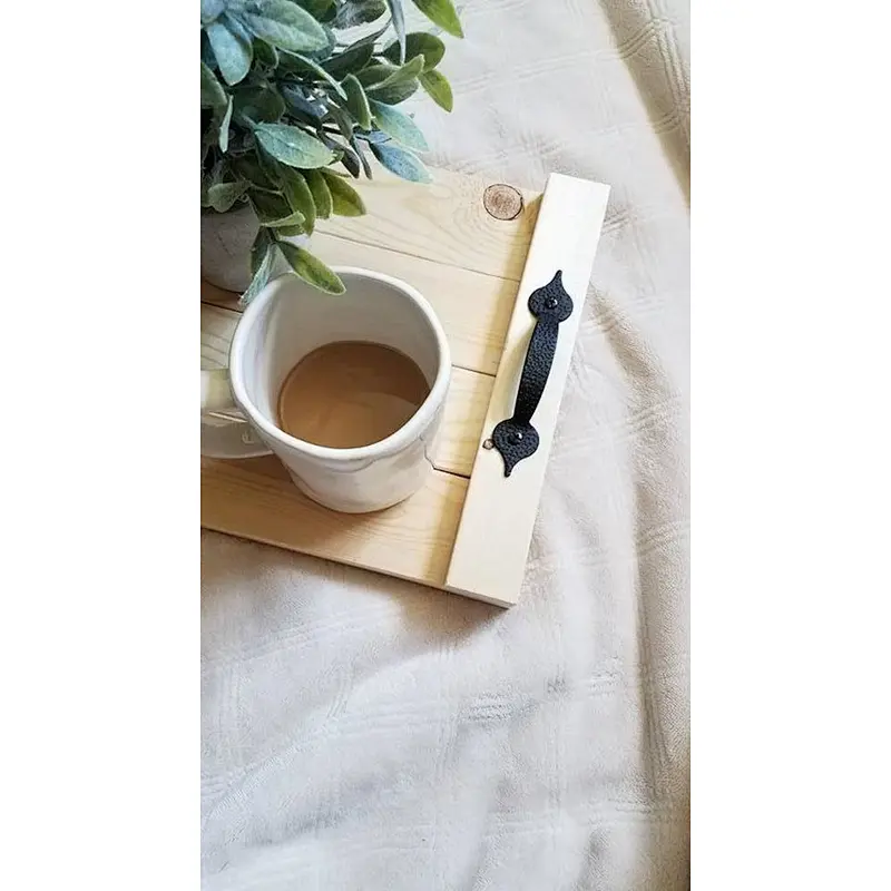 armhouse Decor - Monogram Tray - Custom Wood TrayWooden Tray With HandleStorage TrayWooden Serving TraysFor Decoration