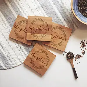 Wood Design Coasters - Wood Decor - Wood Home Decor - Drink Coasters -  Ceramic Coasters -