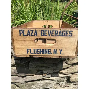 Plaza Beverages Wooden Crate
