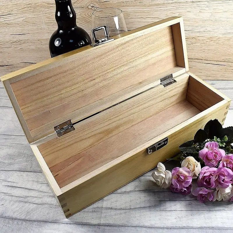 Wooden Wedding Wine Box 2020