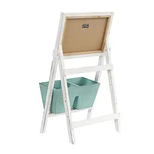 Farmhouse Multipurpose Bin and Chalkboard Stand