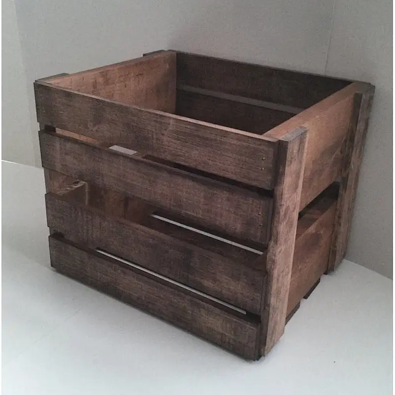 New hand made wood crate