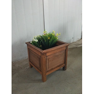 Wooden planter crate Elevated Raised Garden Bed Planter Box,rustic,