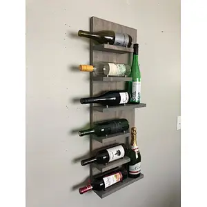 Wooden wine rack*Bottle Wine Display Storage Rack Free Standing Wine Display Shelf w/ Countertop