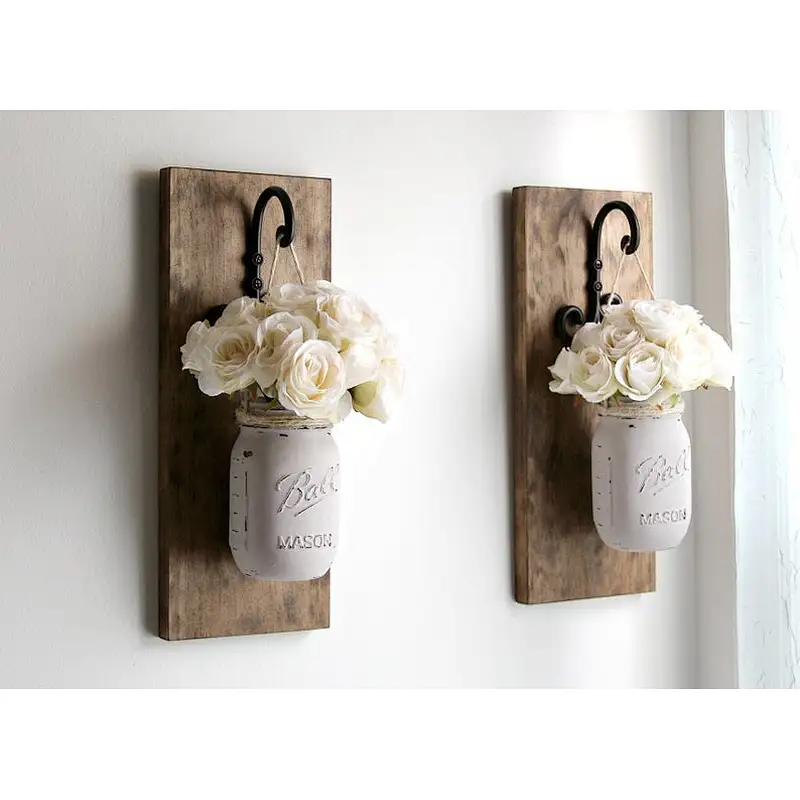 Shelf wall mount floating shelves wall rope  mail holder and coat key rack wall shelf