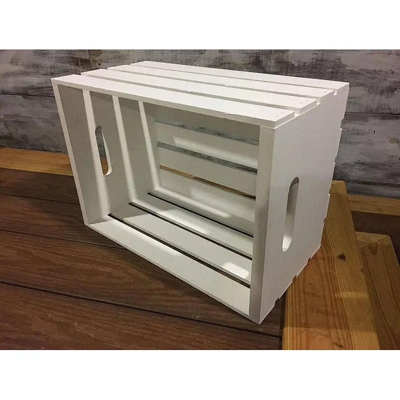 Wooden Crates with rope Handles Home rustic decor 2020
