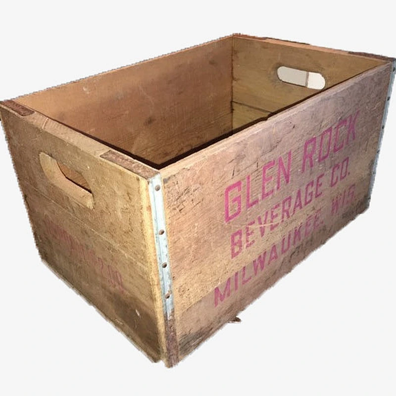 Lunlock soft drink wooden  crate