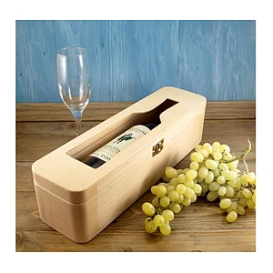 Rustic wholesale antique fancy fir cheaper delicate practicalpersonalized customize home decoration Fine rustic wooden wine box