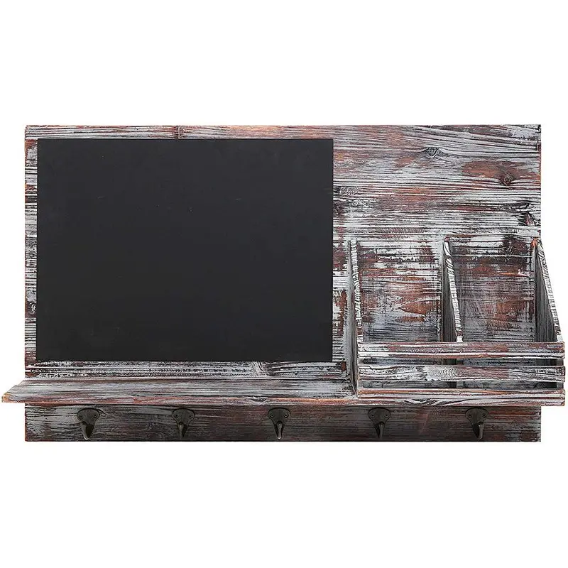 Mail holder and coat key rack wall shelf corner wall shelves wall mount corner shelves