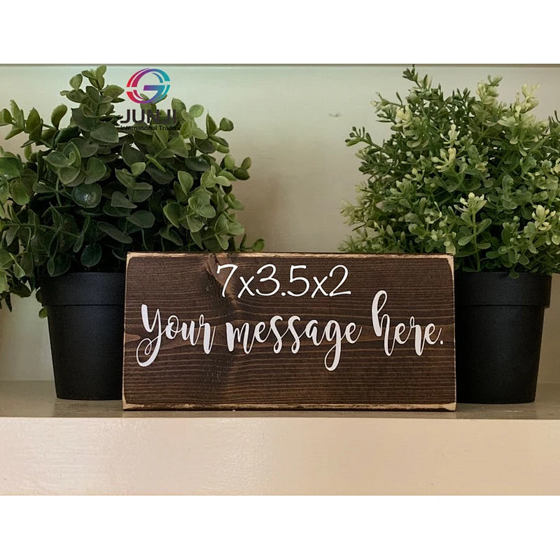 Personalized custom small wood sign It comes any sizes and various fonts for writing