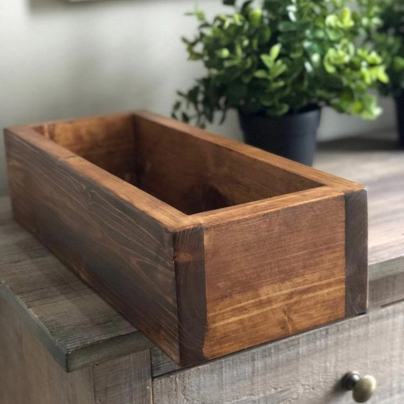 Rustic Medium Wood Planter Box Wedding Decor, Wedding Decor, Rustic Wedding Centerpiece