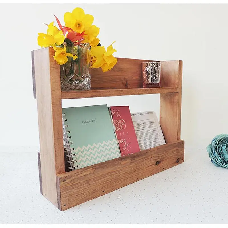 Wall hanging shelf wall shelf wooden furniture wall book shelf