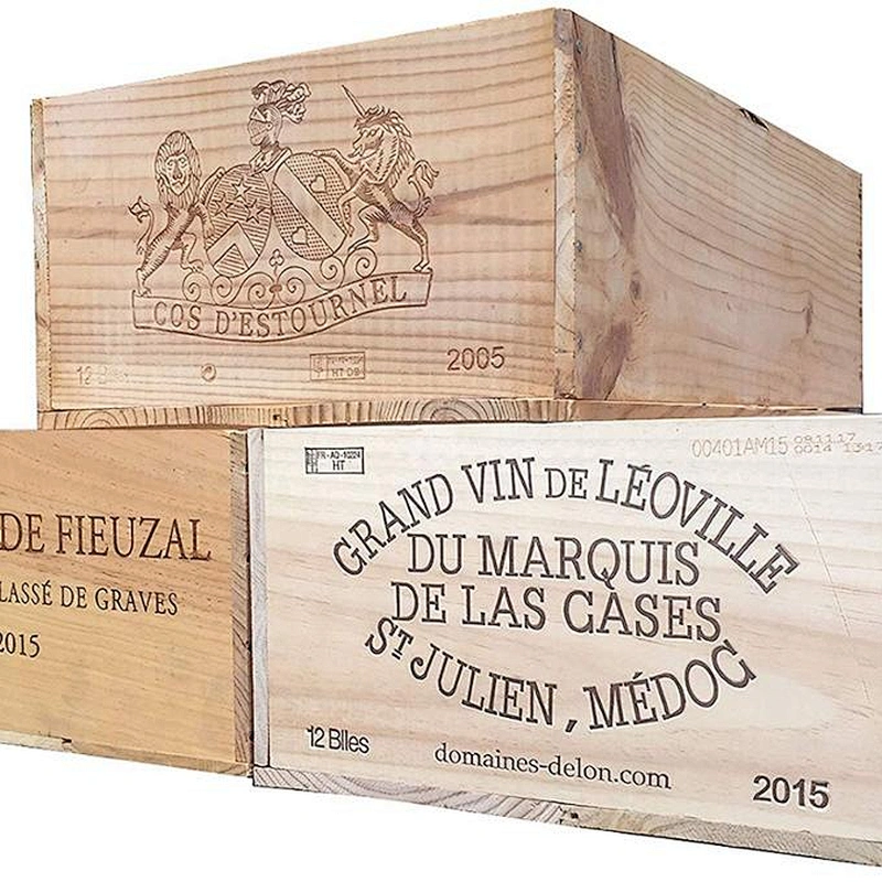 Storage Box-French Wine Crate -  Wedding Decor DIY Projects Garden Planter Boxes NO Lid NO Storage Inserts