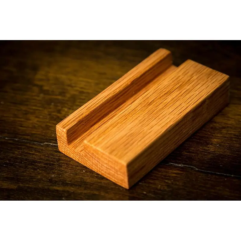 Hot Business Card Holder Stand Homemade home made pine with wood gift wood card holder