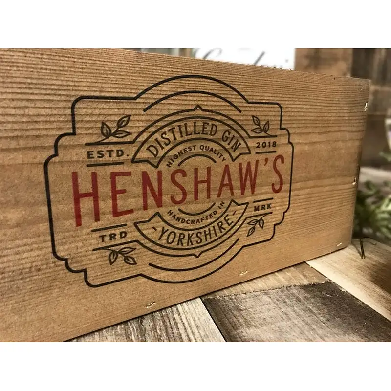 Rustic vintage edition fine wooden custom wine box