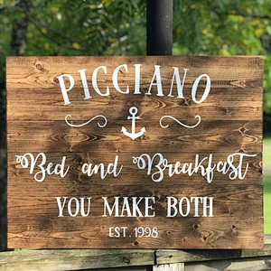Rustic Wooden Signs Home Decoration