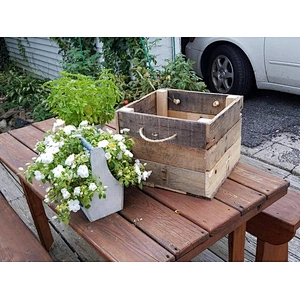 Rustic Wooden Box with Vintage,Personalized Gift Box Rustic Wooden, Dog Toy Crate, Storage Basket,wooden boxes