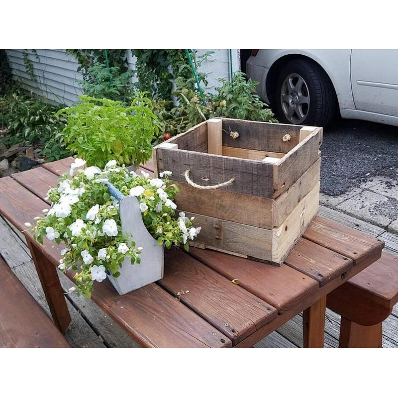 Rustic Wooden Box with Vintage,Personalized Gift Box Rustic Wooden, Dog Toy Crate, Storage Basket,wooden boxes