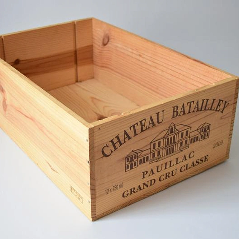 Decoration rustic personalized customized wholesale cheaper delicate  big unfinished Delicately  decorated storage boxes crates